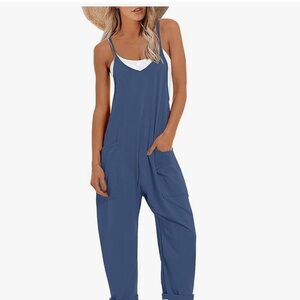 Blue Strappt Jumpsuit romper